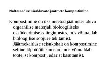 Ohtlikud jäätmed #46