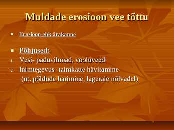 Mullastiku hävinemine #5