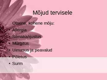 Esitlus Kemikaalid meie elus #5