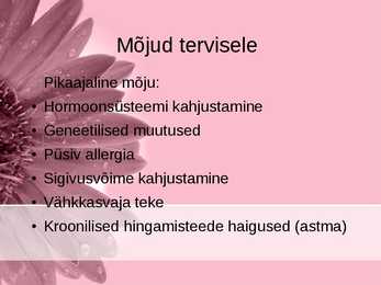Esitlus Kemikaalid meie elus #6