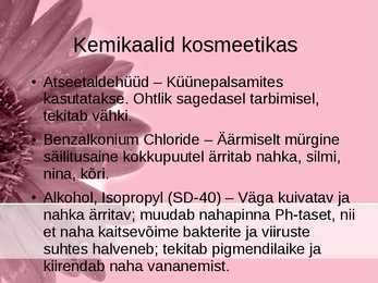 Esitlus Kemikaalid meie elus #7