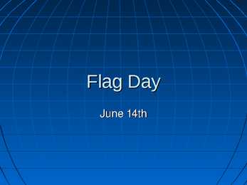 Powerpoint Flag Day st