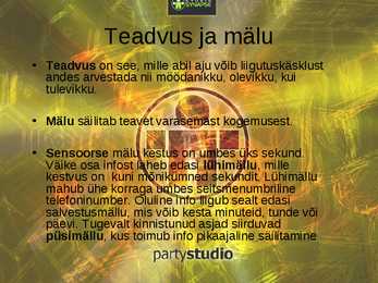 Inimese Närvisüsteem #8