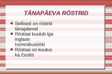 Teaduse saavutused-RÖSTER #5