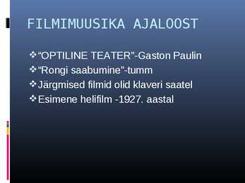 Filmimuusika #3