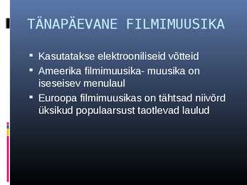 Filmimuusika #8