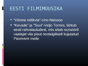 Filmimuusika #9