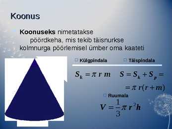 Koonus referaat #2