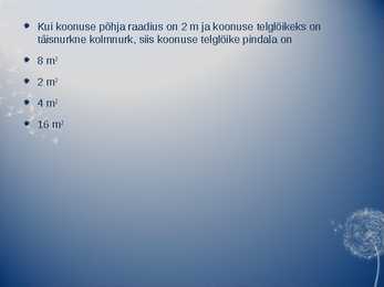 Koonus referaat #8