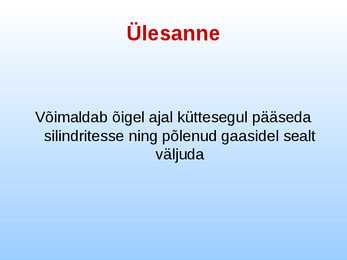 Gaasijaotusmehhanism #2