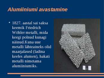 Alumiiniumist #2