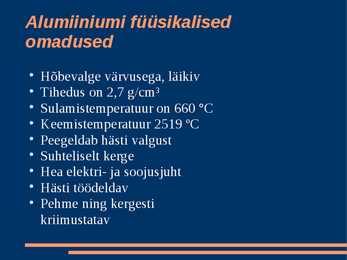 Alumiiniumist #4