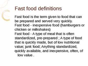 Fast food #2