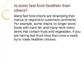 Fast food #6