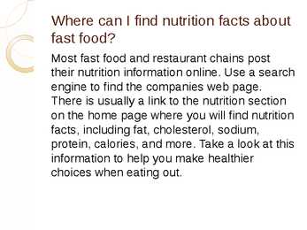 Fast food #7