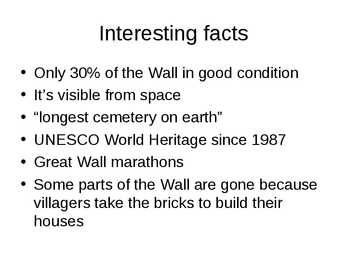 The Great Wall of China #7