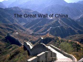 The Great Wall of China