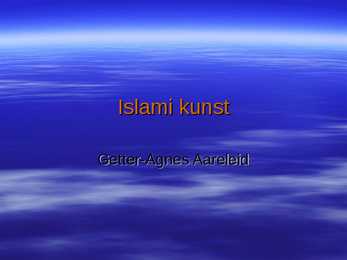 Islami kunst
