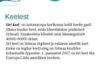 Iiri keel #2