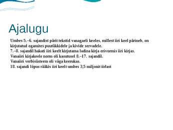 Iiri keel #3