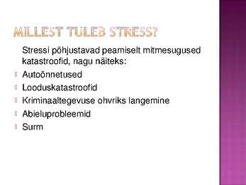 Stress #5
