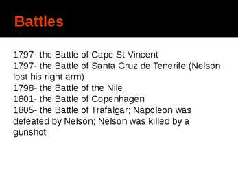 Horatio Nelson #5