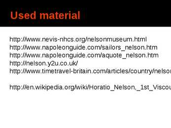 Horatio Nelson #10