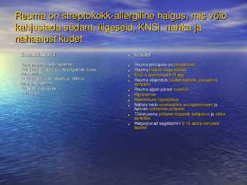 Tugi- ja liikumiselundite haigused #6
