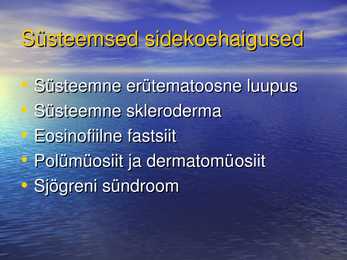 Tugi- ja liikumiselundite haigused #9