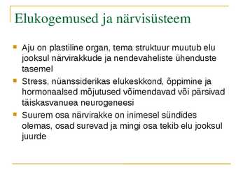 PowerPoint esitlus teemal-Bioloogiline psühholoogia #7