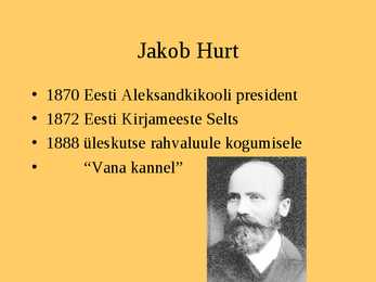 Ärkamisaeg Eesti kirjanduses #7