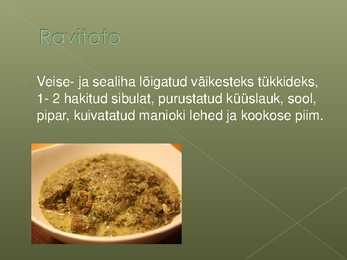Madagaskari tutvustus ja rahvustoidud-täiendatud #7