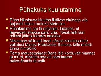 Püha Nikolaus #5