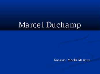 Marcel Duchamp