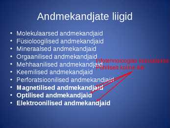 Andmekandjad ja NETIKETT #3