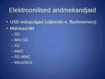 Andmekandjad ja NETIKETT #6
