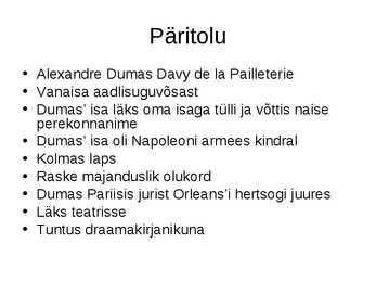 Alexandre Dumas #2