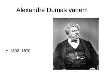 Alexandre Dumas