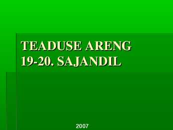 Teaduse areng 19 -20-sajandil