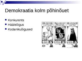 Demokraatiad tänapäeva maailmas- PowerPoint #10