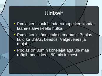 Poola keel ja riik #2