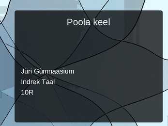 Poola keel ja riik