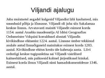 Viljandi #2