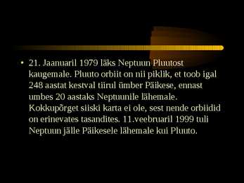 Planeet Pluuto iseloomustus #10