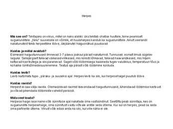 Suguhaiguste kirjeldused koos piltidega #2