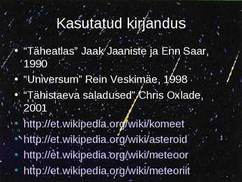 Universumi väikekehad #13
