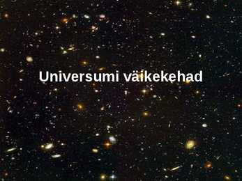 Universumi väikekehad
