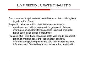 Aprioorsus #15