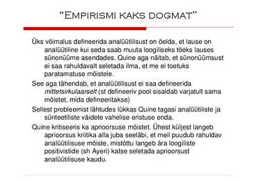 Aprioorsus #26