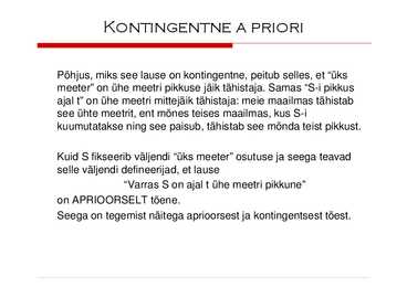 Aprioorsus #33